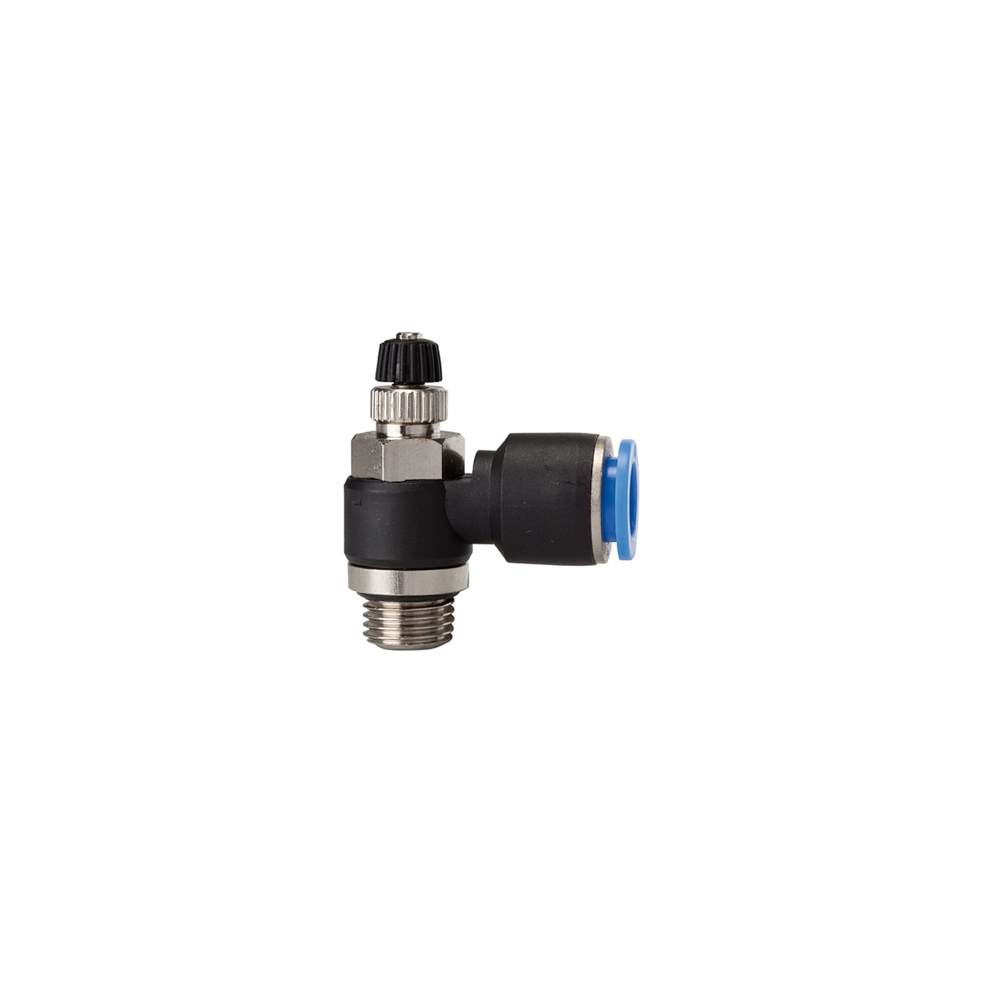Riegler Drosselrückschlagventil »Blaue Serie «, Zuluftdros., M5 a. Ã ̃ 4mm