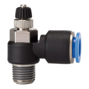 Riegler Drosselrückschlagventil »Blaue Serie«, Zuluftdros., R 1/4 a. Ã˜8mm