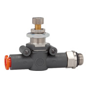 Riegler Drosselrückschlagventil einseitig, Schl.-Gew., G 1/8, Schl.-Ã˜ 8