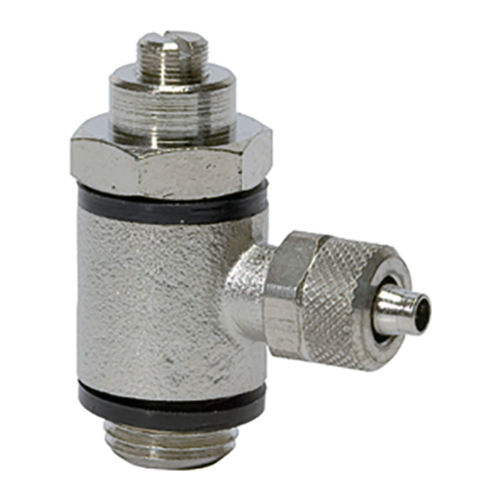 Riegler Drosselrückschlagventil, Zuluftdr. Schnellverschr. M5, 5/3