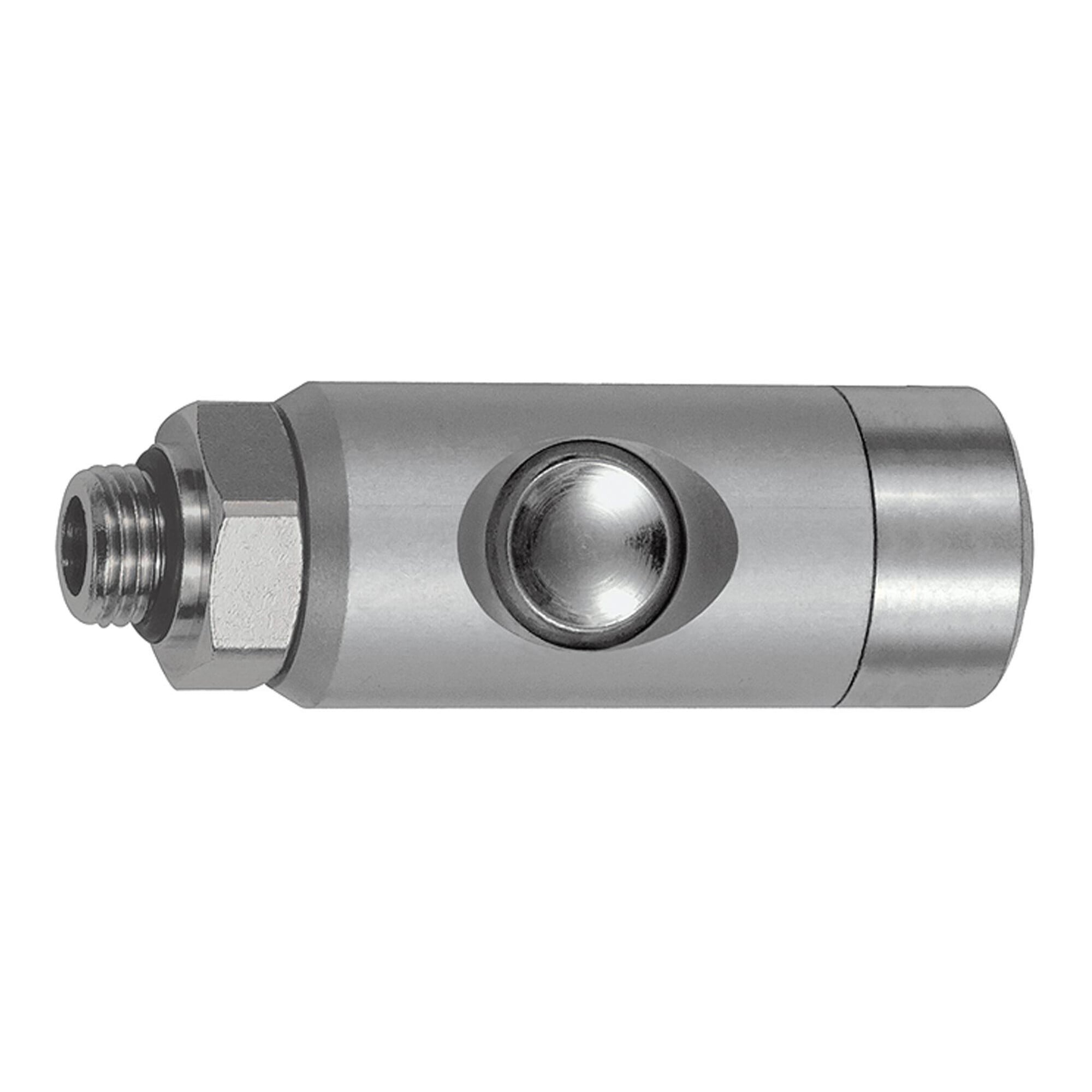 Riegler Druckknopf-Sicherheitskupplung NW 5,5, drehbar, Alu, G 3/8 AG