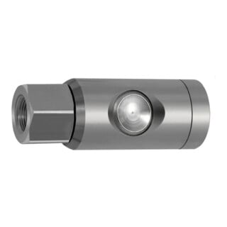 Riegler Druckknopf-Sicherheitskupplung NW 7,4, drehbar, ES, G 3/8 IG