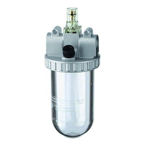 RIEGLER Druckluftnebelöler BR Standard, G1/2" DN15, BG 3, PC-Behälter