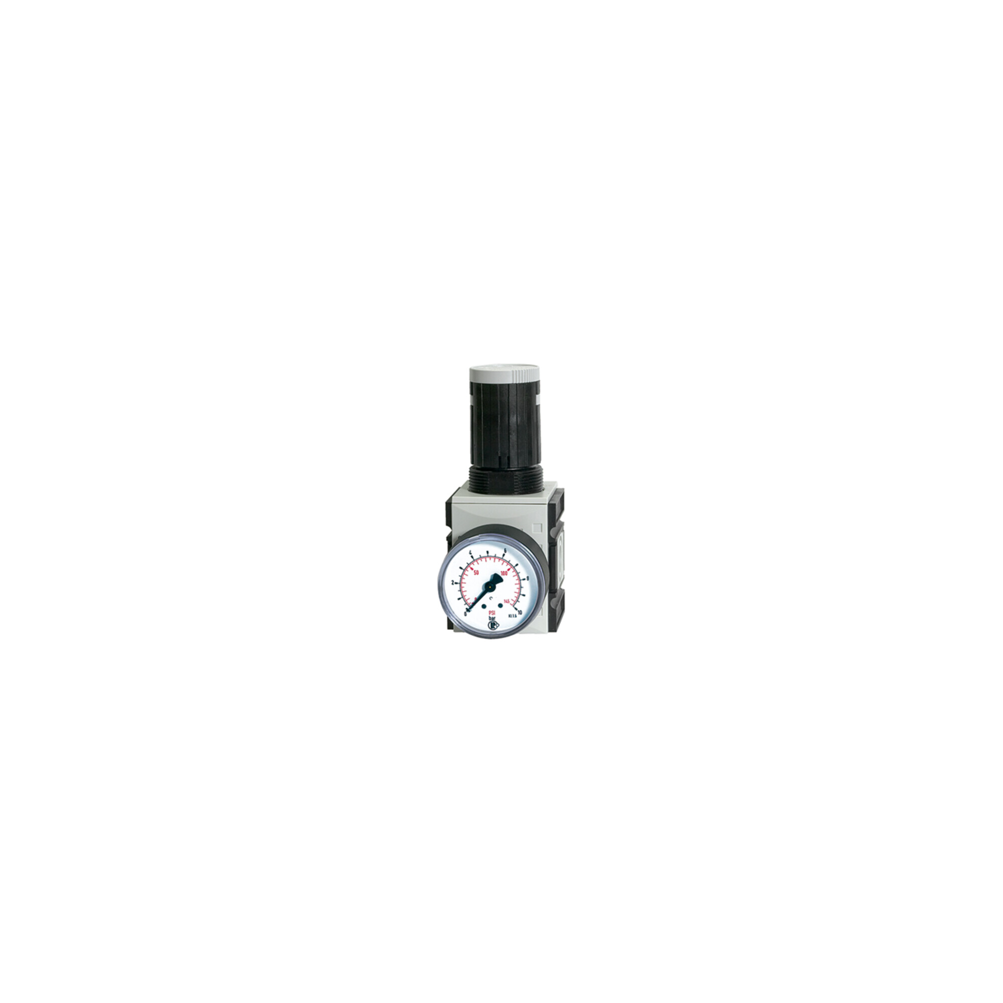 Riegler Druckregler, durchg. Druckvers. »FUTURA«, BG 2, G 3/8, 0,1-2 bar