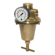 Riegler Druckregler für Wasser, inkl. Manometer, G 1, 0,5 - 10 bar