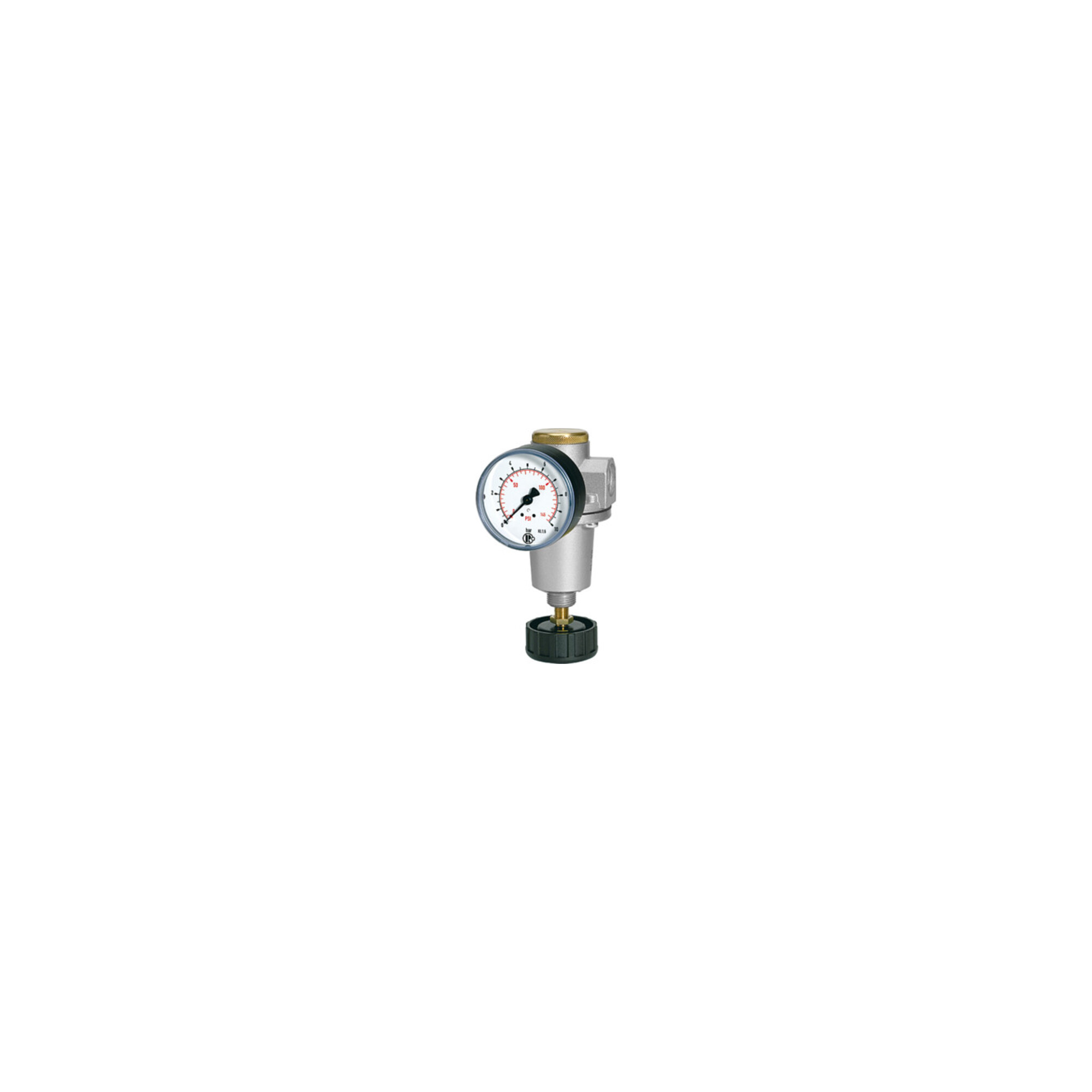 Riegler Druckregler Standard mit Manometer BG 2 G 1/2 0,5-10 bar, 637.35 C