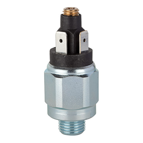 Riegler Druckschalter, Standard, Stahl verz., G 1/8, 0,5 - 2 bar, Öffner