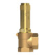 Riegler Eck-Sicherheitsventil, Flüssigkeiten, G 1/2, Ansprechdruck 8 bar