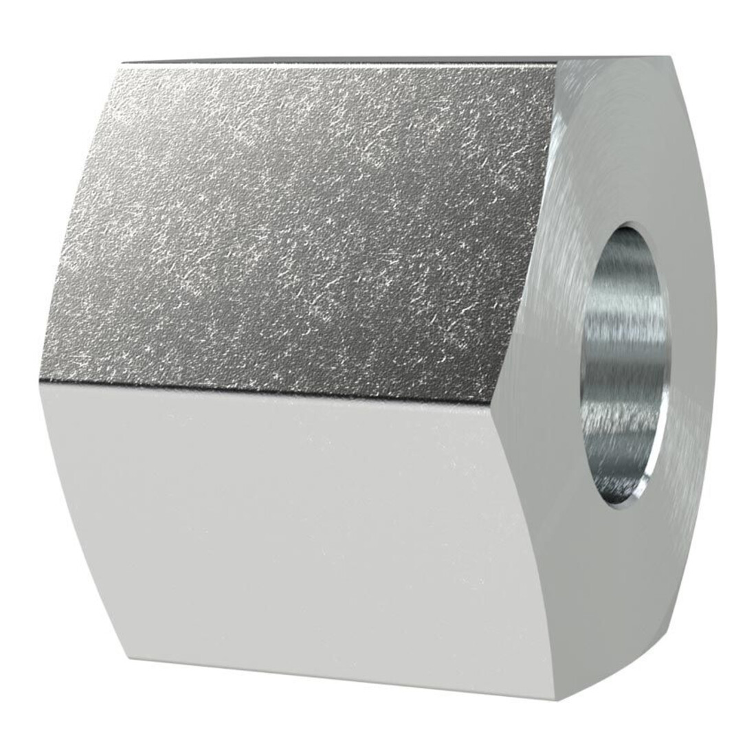 Riegler Écrou à embase, M18x1,5, Ø ext. tube 10 mm, Clé 22, acier zingué
