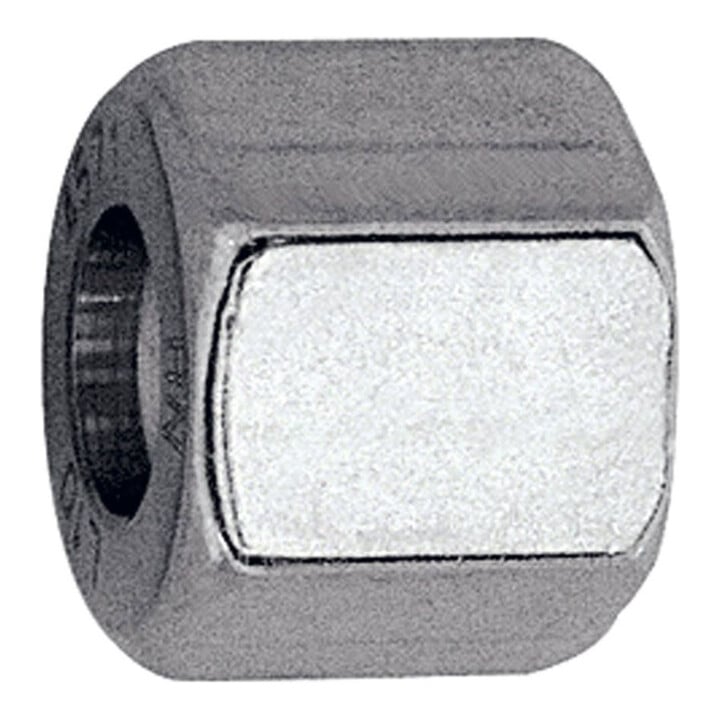 Riegler Écrou-contre-écrou, M16x1,5, Ø ext. tube 10 mm, acier inoxydable 1.4571