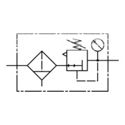 Riegler Edelstahl-Filterregler, 1.4401, BG 1, G 1/4, 1,7 - 17,5 bar-3