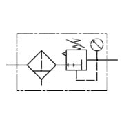 Riegler Edelstahl-Filterregler, 1.4401, BG 3, G 3/4, 1,7 - 17,5 bar-3