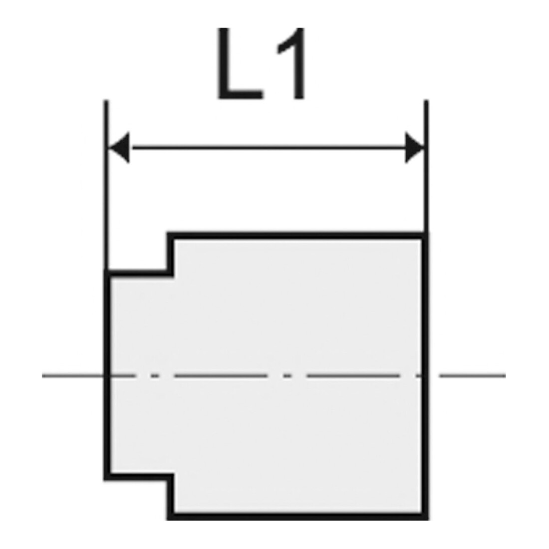 Riegler Einpresspatrone »Blaue Serie«, für Schlauch-Außen-Ø 4