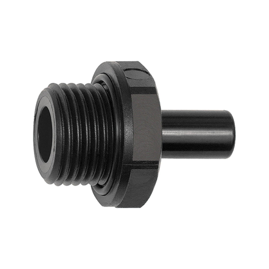 Riegler Einschraub-Stutzen POM, G 3/8, für Schlauch-Außen-Ø 15 mm