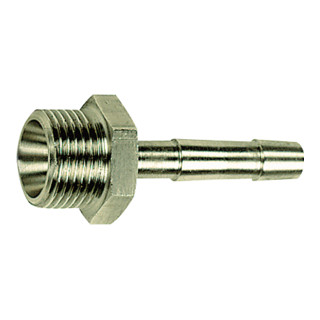 Riegler Einschraubschlauchtülle, G 1/8 a., für Schlauch LW 9, ES 1.4571