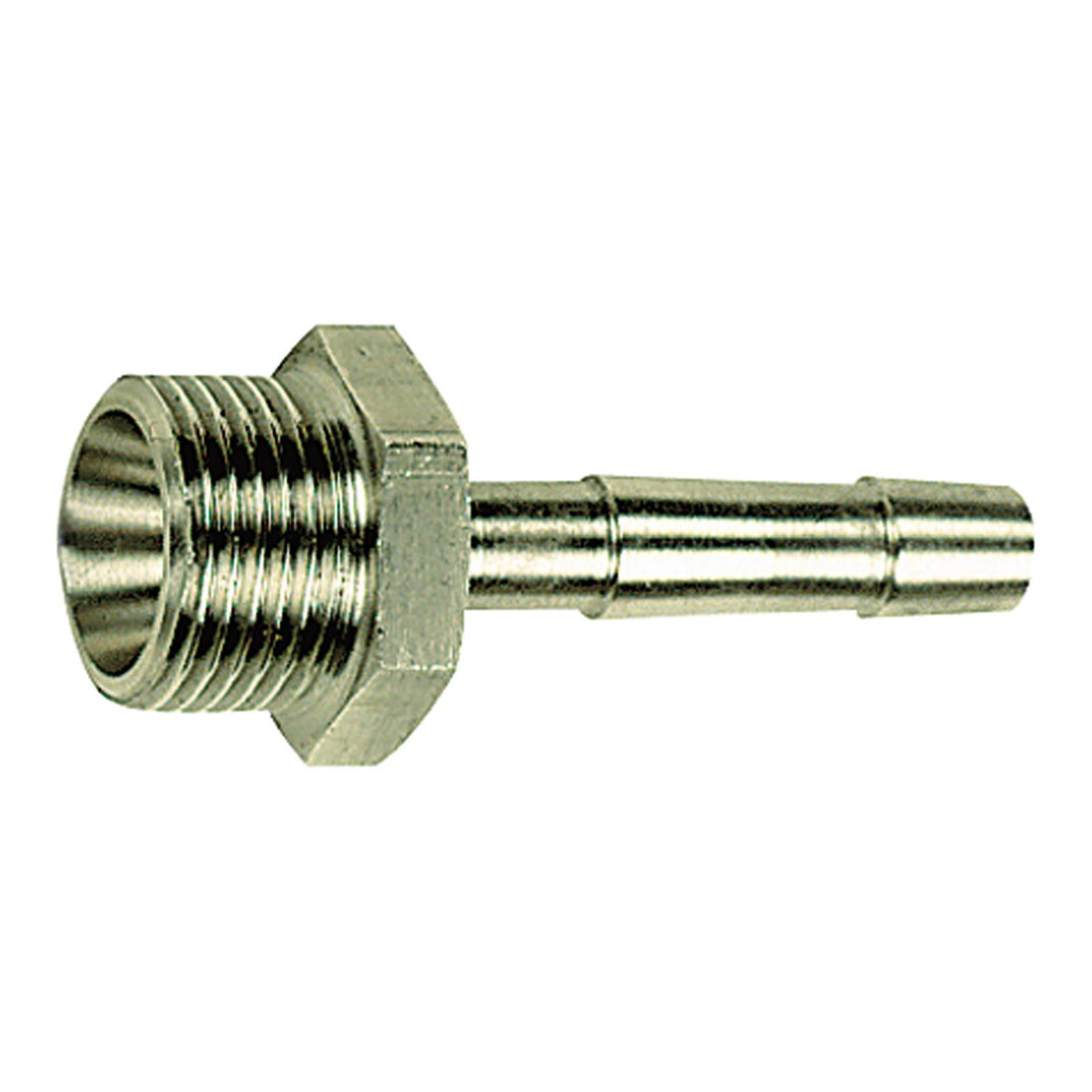 Riegler Einschraubschlauchtülle, G 3/8 a., für Schlauch LW 8, MS vern.