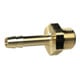 Riegler Einschraubschlauchtülle, G 3/8 links, für Schl. LW 9 mm, SW19, MS