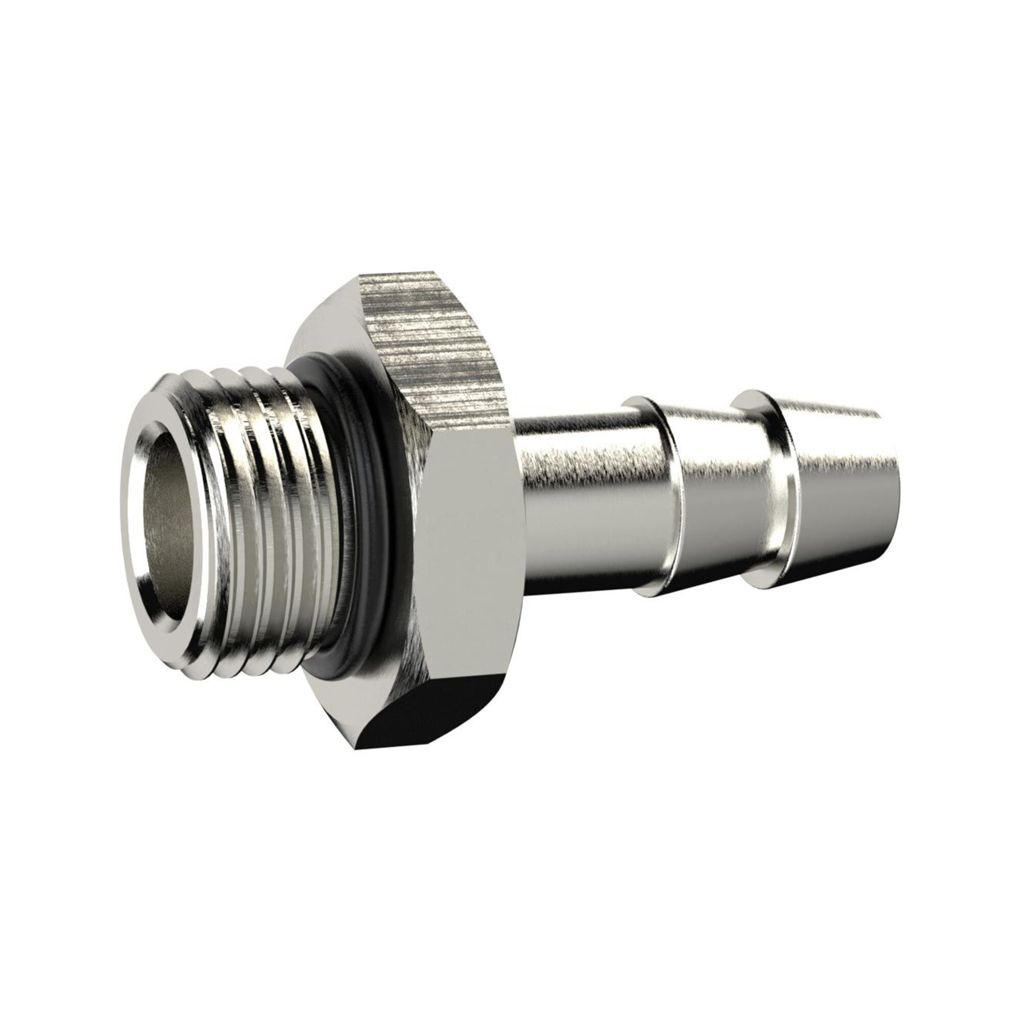 Riegler Einschraubschlauchtülle, O-Ring, G 1/2, Schlauch LW 13, MS vern.