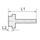 Riegler Einschraubschlauchtülle, O-Ring  »value line « G 1/4, LW 9