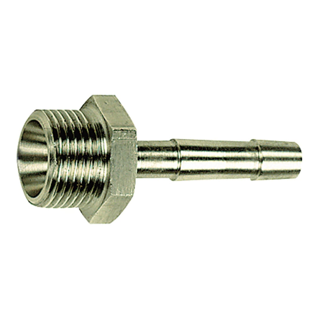 Riegler Einschraubschlauchtülle, R1/2 a., Schlauch LW 19, SW24, ES 1.4571
