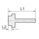 Riegler Einschraubschlauchtülle »value line«, R 1/4, LW 9, MS vern.