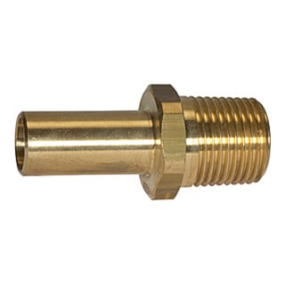 Riegler Einschraubstutzen, MS, 3/4 BSP, für Rohr Außen-Ã¸ 28 mm