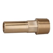 Riegler Einschraubstutzen, MS, 3/4 BSPT, für Rohr Außen-Ã¸ 22 mm
