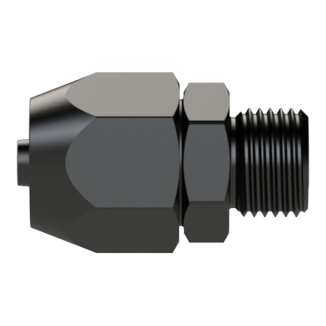 Riegler Einschraubverschraubung, Alu, für PVC-Gewebeschlauch 10x4, G 1/4
