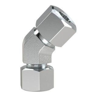 Riegler Einst. 45°-Anschlussverschr. M24x1,5 i., Rohr-AÃ˜ 16, Stahl verz.