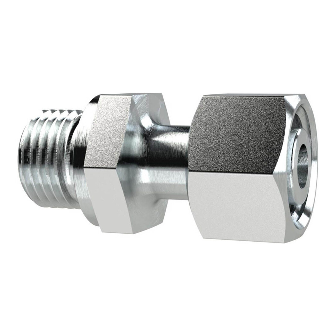 Riegler Einst.-Ger.-Einschraubvers., M22x1,5a., Rohr-AØ16mm, Stahl verz., EGEM2216SST
