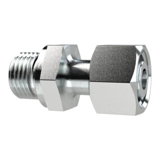 Riegler Einst.-Ger.-Einschraubvers., M27x2,0a., Rohr-AÃ˜20mm, Stahl verz., EGEM2720SST