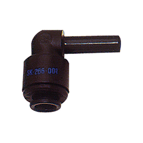 Riegler Einsteck-Winkelverbinder POM, Stutzen 12 mm, Schlauch-Außen-Ã˜ 12