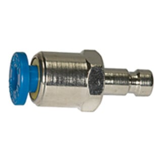 Riegler Einstecknippel push-in 4 mm, für Kupplungen NW 2,7, Messing vern.