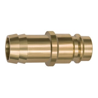 Riegler Einstecktülle für Kupplungen NW 19, Messing blank, Tülle LW 16