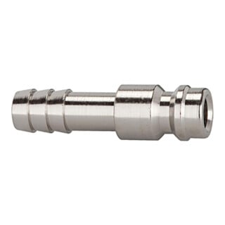 Riegler Einstecktülle für Kupplungen NW 5, Messing vernickelt, Tülle LW 6