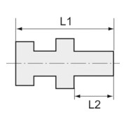 Riegler Einstellbare gerade Einschraubverschr. Dichtkegel, G 1/8, ES Ã˜6mm-3