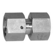 Riegler Einstellbare gerade Verschraubung, Dichtkegel, ES 1.4571 Ã˜ 12 mm-1