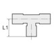 Riegler Einstellbare L-Verschraubung, Dichtkegel, M12x1,5 i., ES 1.4571