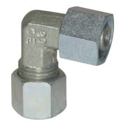 Riegler Einstellbare Winkel-Verschraubung, Rohr-Außen-Ø 6, Stahl verz., V 511