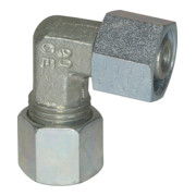Riegler Einstellbare Winkel-Verschraubung, Rohr-Außen-Ã˜ 15, Stahl verz.