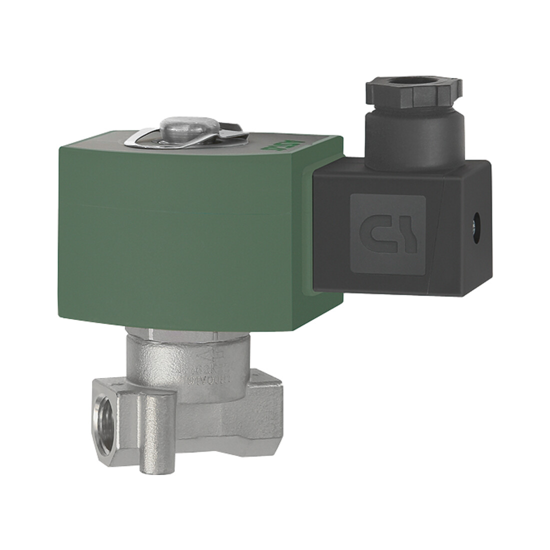 Riegler Electrovanne 2/2 voies, ES, NBR, NC, directe, 24 V CC, G 1/4, PN 0-3,5 bar