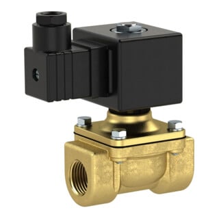 RIEGLER Electrovanne 2/2 voies MS NC à commande positive 24 V DC G 3/8