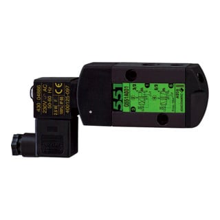 Riegler Electrovanne 3/2-5/2 voies, NAMUR, G 1/4 (1), G 1/8 (3 + 5), 230 V, 50 Hz
