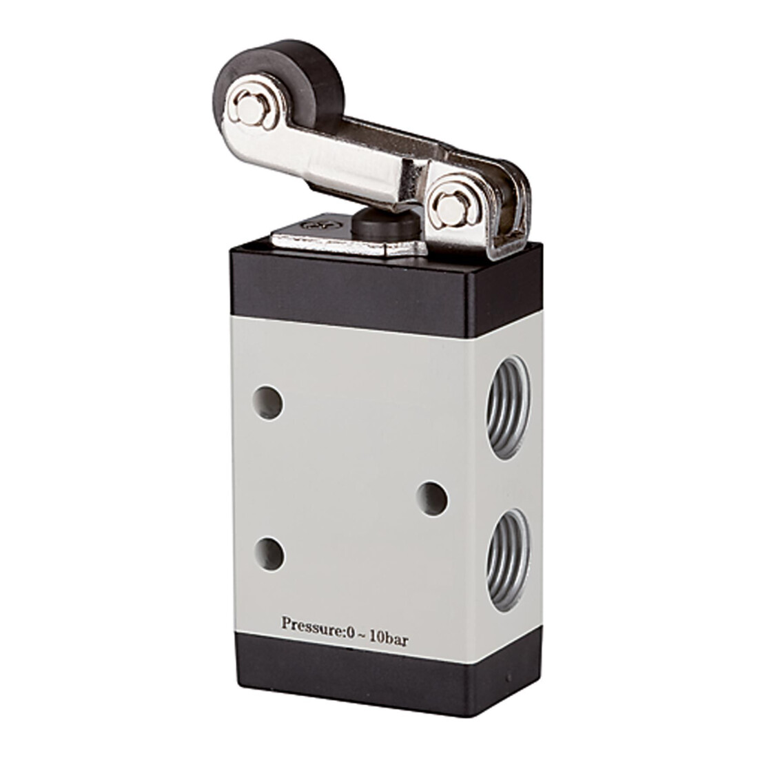 RIEGLER Electrovanne 3/2 à commande mécanique levier à galet M3 NC G 1/8 retour libre