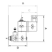 Riegler Electrovanne 3/2 voies, Banjo, NC, 24 V CC, G 1/8 AG, PN 10 bar-4