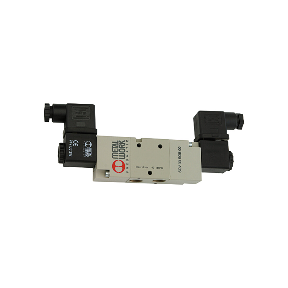 Riegler Electrovanne 3/2 voies, électropneumatique, bistable, G 1/8, 230 V, 50 Hz