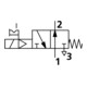 Riegler Electrovanne 3/2 voies, électropneumatique, monostable, G 1/2, NO, 24 V CC