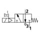 Riegler Electrovanne 3/2 voies, électropneumatique, monostable, G 1/4, NF, 24 V CC