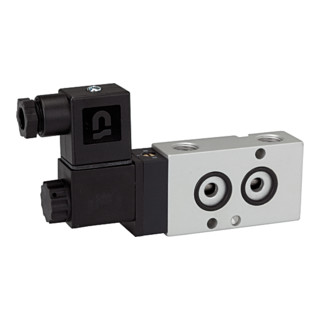 Riegler Electrovanne 3/2 voies, NAMUR, mono, NC, alu anodisé, G 1/4, 230 V, 50 Hz