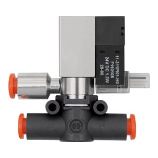 Riegler Electrovanne 3/2 voies, ventilation guidée, NO, Schl.6